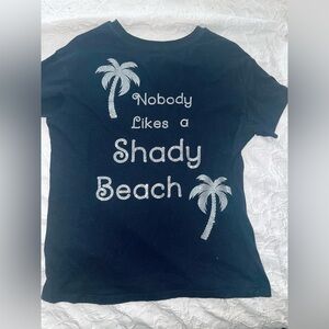 Vs pink tee - bling / glitter writing